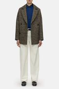 Manteau Croisé - Biscotti Brown - Femme