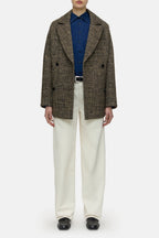 Manteau Croisé - Biscotti Brown - Femme