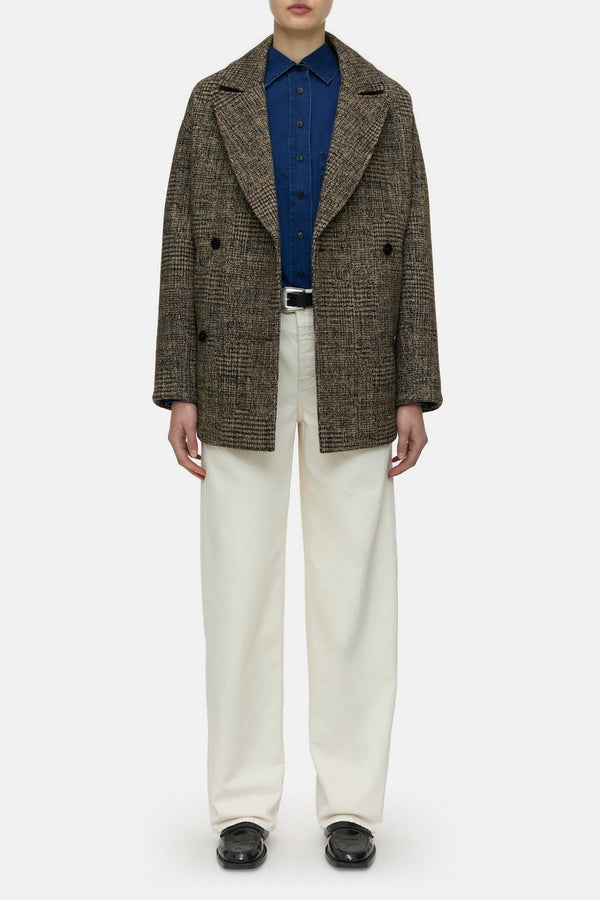 Manteau Croisé - Biscotti Brown - Femme