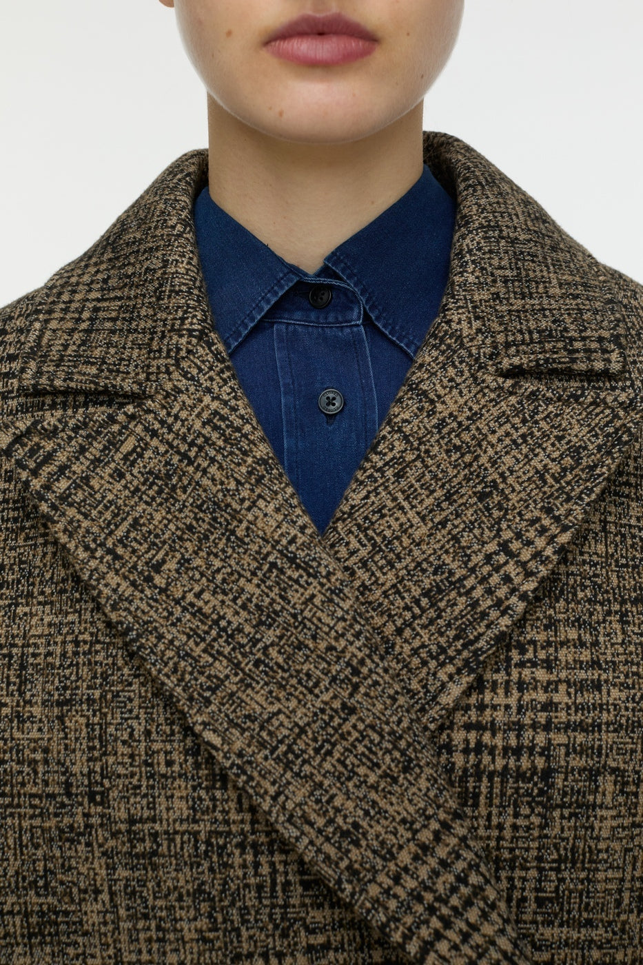 Manteau Croisé - Biscotti Brown - Femme