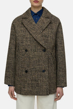 Manteau Croisé - Biscotti Brown - Femme