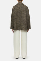 Manteau Croisé - Biscotti Brown - Femme