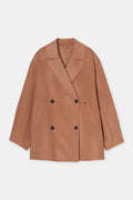 Manteau Croisé - Biscotti Brown - Femme