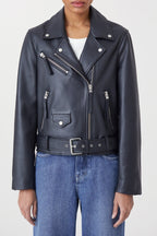 Veste De Motard - Black - Femme
