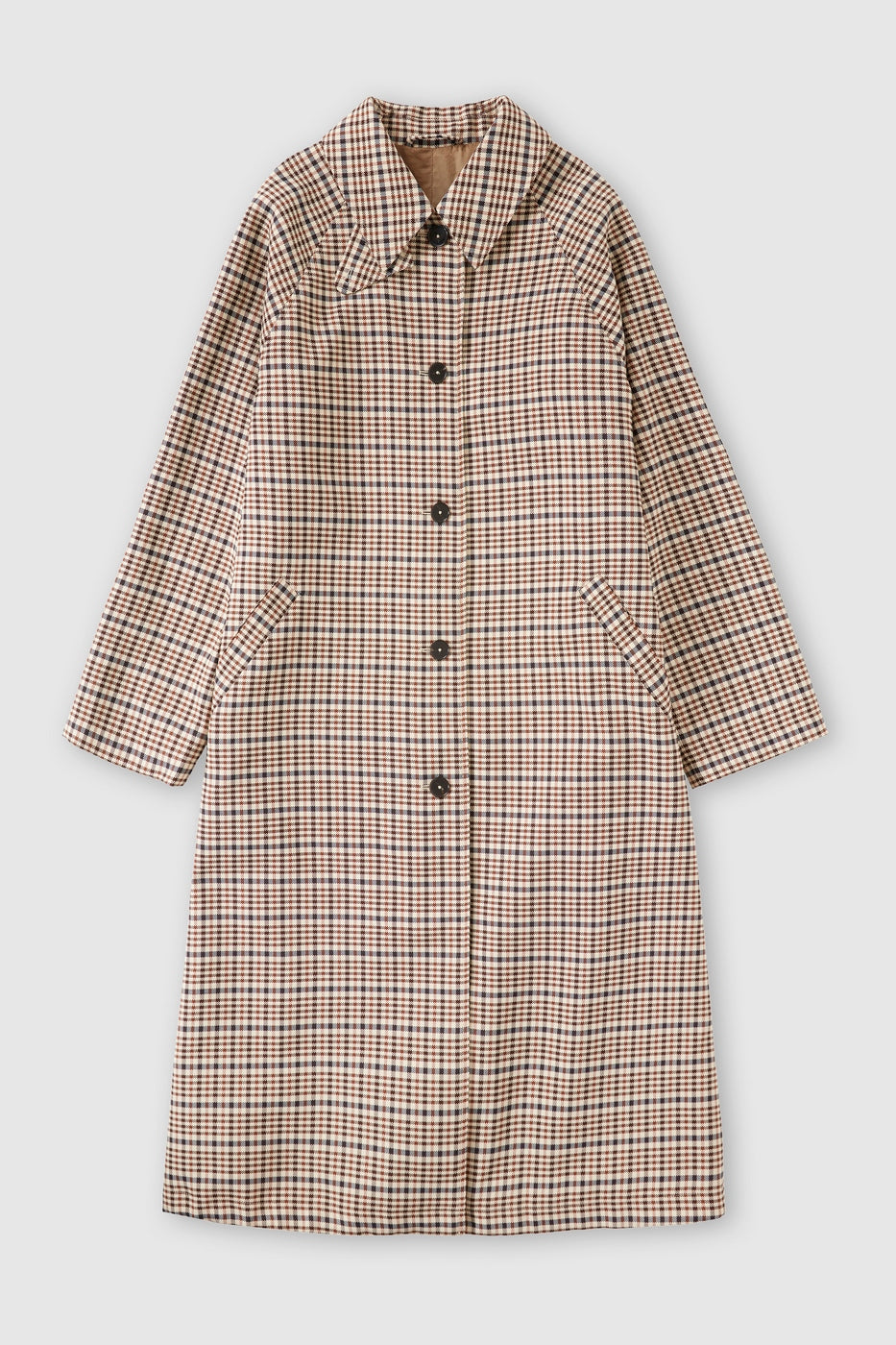 Manteau Long À Simple Boutonnage - Brown Sugar - Femme