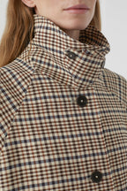 Manteau Long À Simple Boutonnage - Brown Sugar - Femme