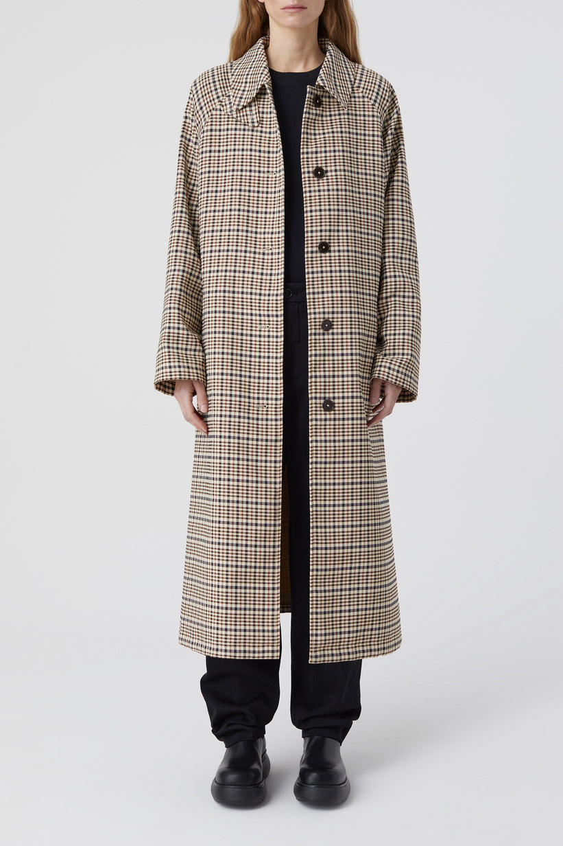 Manteau Long À Simple Boutonnage - Brown Sugar - Femme