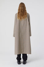 Manteau Long À Simple Boutonnage - Brown Sugar - Femme