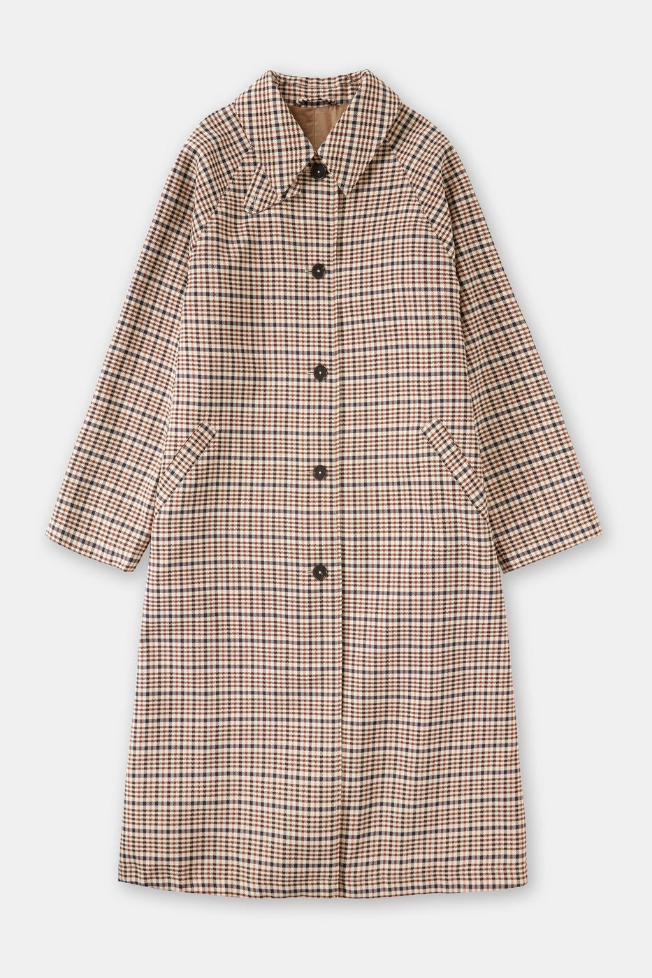 Manteau Long À Simple Boutonnage - Brown Sugar - Femme