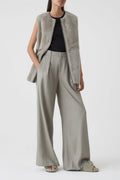 Sheepskin Vest - Grey Marble - Femme