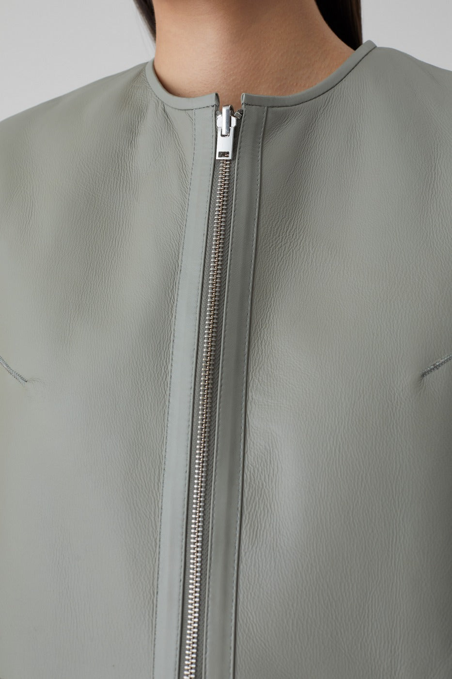 Sheepskin Vest - Grey Marble - Femme