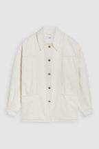 Veste Avec Détails Cousus - Creme - Femme