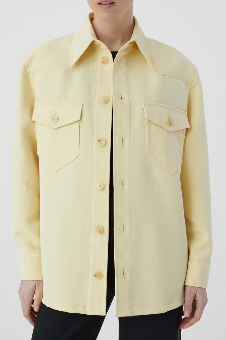 Western Shirt - Yellow Orchid - Femme