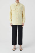 Western Shirt - Yellow Orchid - Femme