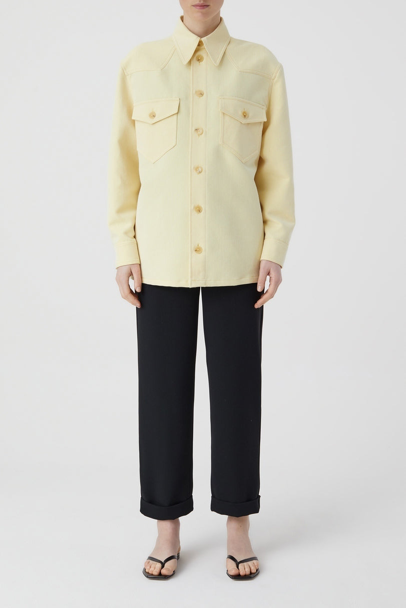 Western Shirt - Yellow Orchid - Femme