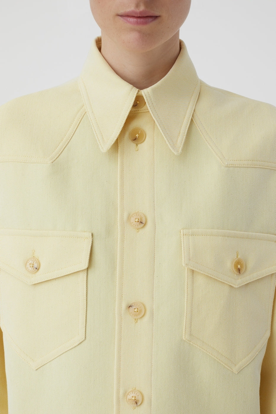 Western Shirt - Yellow Orchid - Femme