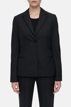 Fitted Blazer - Black - Femme