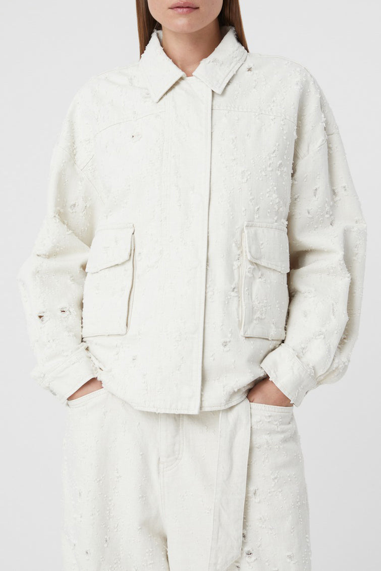 Veste De Terrain - Creme - Femme