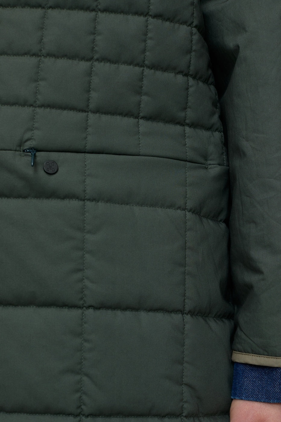 Manteau Matelassé Réversible - Pini Green - Femme
