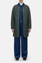 Manteau Matelassé Réversible - Pini Green - Femme