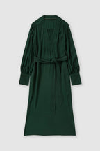 Robe À Col En V Avec Ceinture