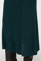 Robe Côtelée À Manche Longues
