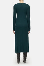 Robe Côtelée À Manche Longues