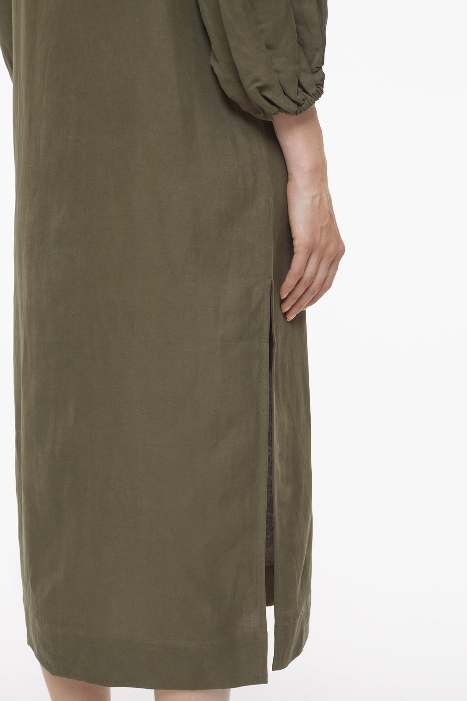 Robe À Manche Bouffantes