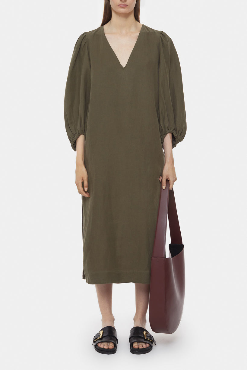 Robe À Manche Bouffantes