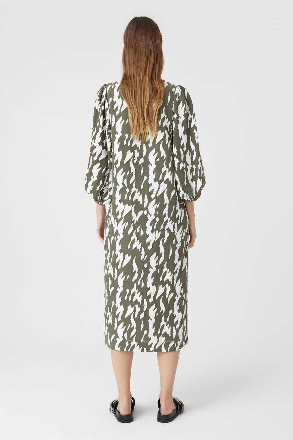 Robe À Manche Bouffantes