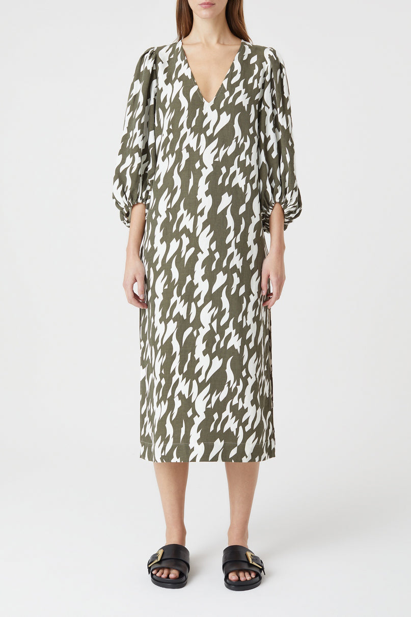 Robe À Manche Bouffantes