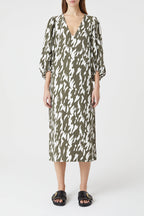 Robe À Manche Bouffantes