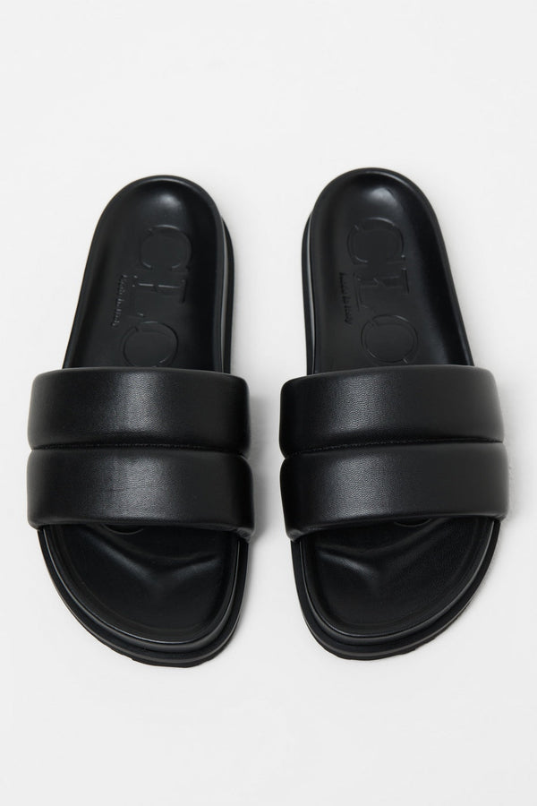 Slipper Sandal - Black - Femme