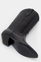 Western Boot - Black - Femme