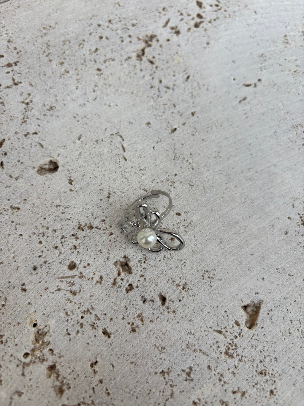 Bague Leave X Pearl