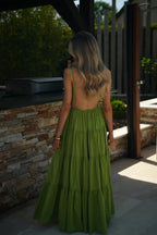 Robe Soleil Filipa - Verte