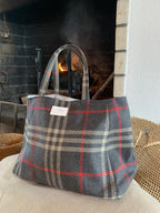 Cabas - Tartan Pion - Noir