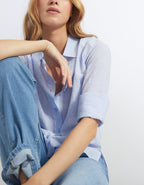 Reiko - Chemise Caissy Fancy - Light Blue Stripes - Femme