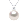 Collier Prestige Perle Akoya Ronde 8-8.5 Mm - Diamants 0.030 Cts - Or 750 - Kyoto