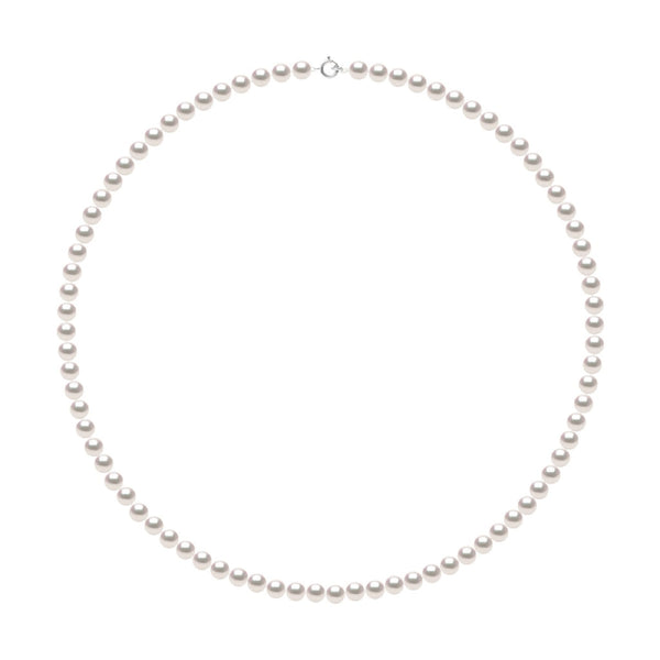 Colliers Rangs De Perles Akoya - Taille De 4.5 À 8.5 Mm - Or 750 - Fermoir Ergonomique - Osaka