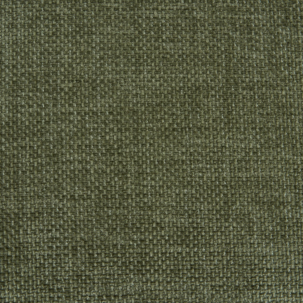Caliba - Canapé D'Angle Réversible Fixe 4 Places - Tissu Chenille Vert