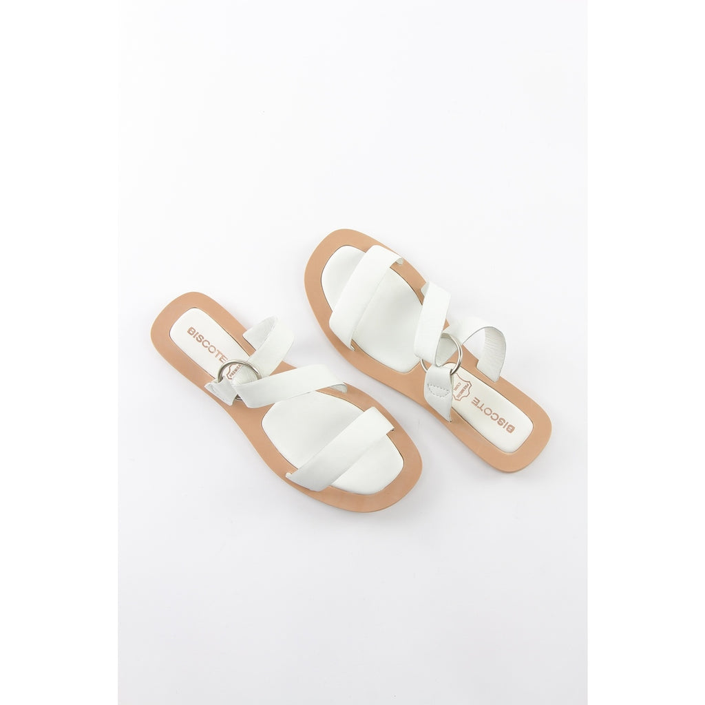 Nalaim - Sandales Candace - Blanc - Biscote