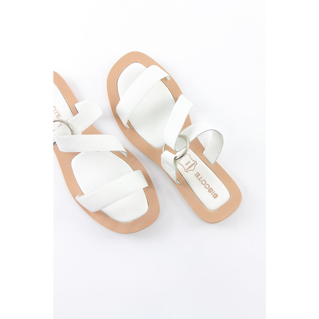 Nalaim - Sandales Candace - Blanc - Biscote