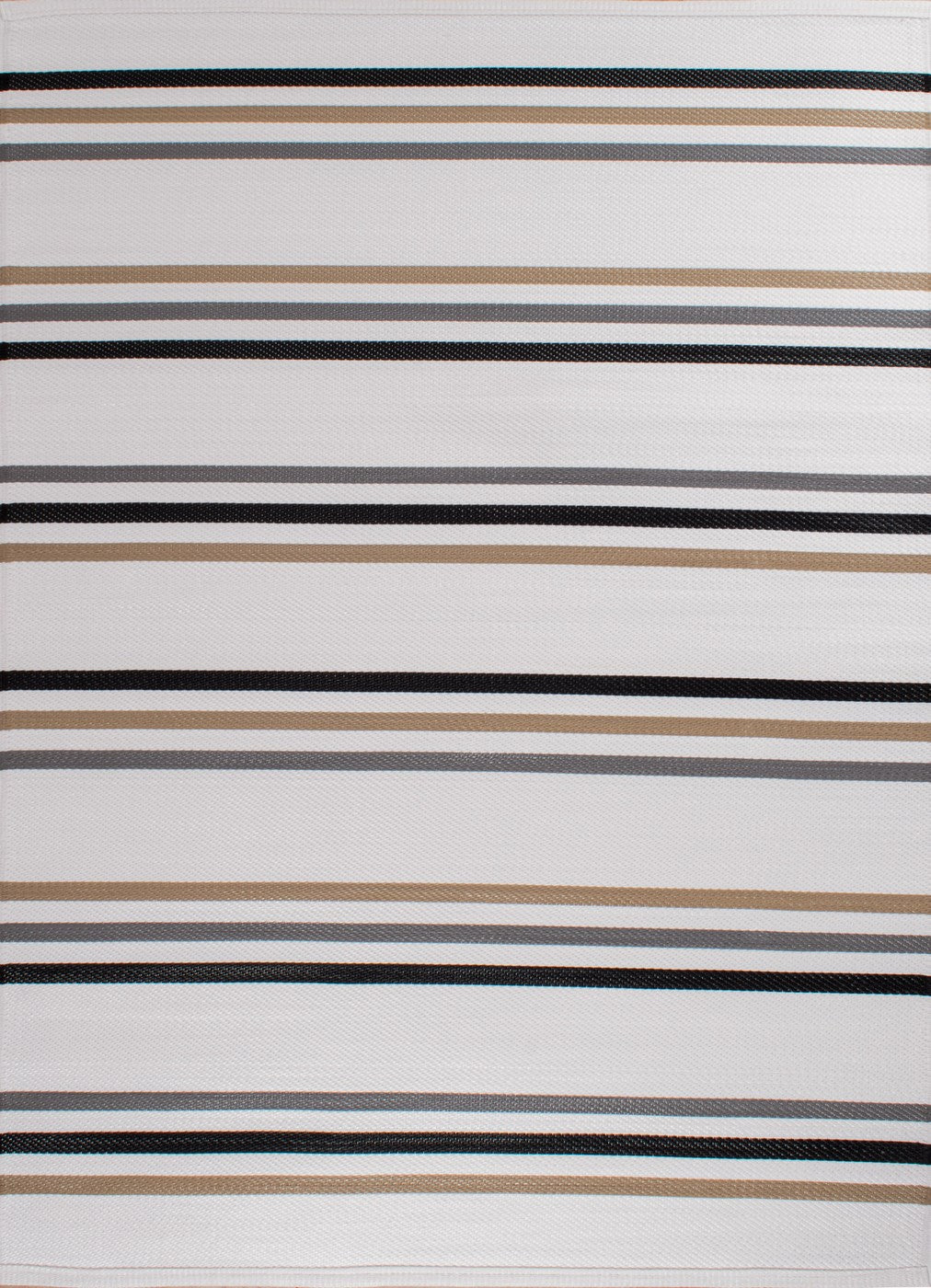 Capri - Tapis D'Extérieur - Polypropylène - Noir