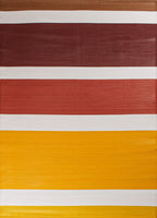 Capri - Tapis D'Extérieur - Polypropylène - Orange