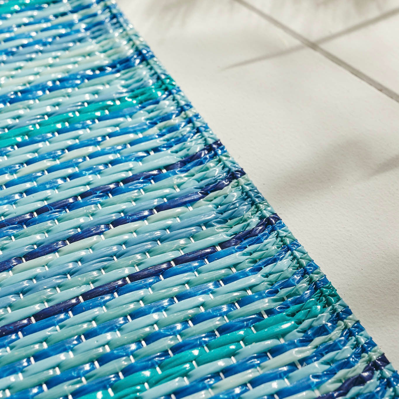 Capri - Tapis D'Extérieur - Polypropylène - Bleu