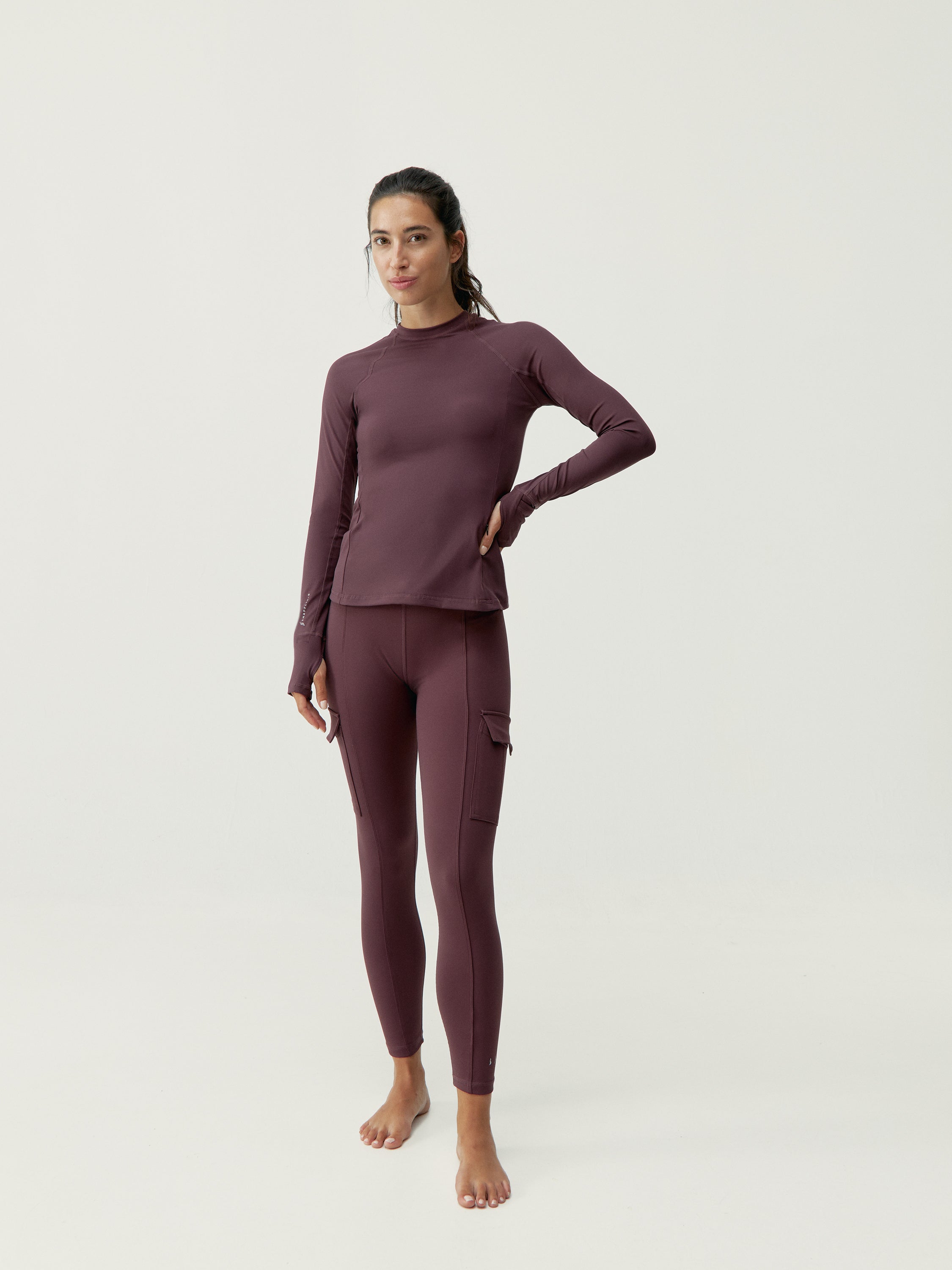 Legging Cargo - Cerise Noire - Femme