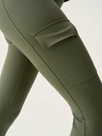 Legging Cargo - Olive Foncé - Femme