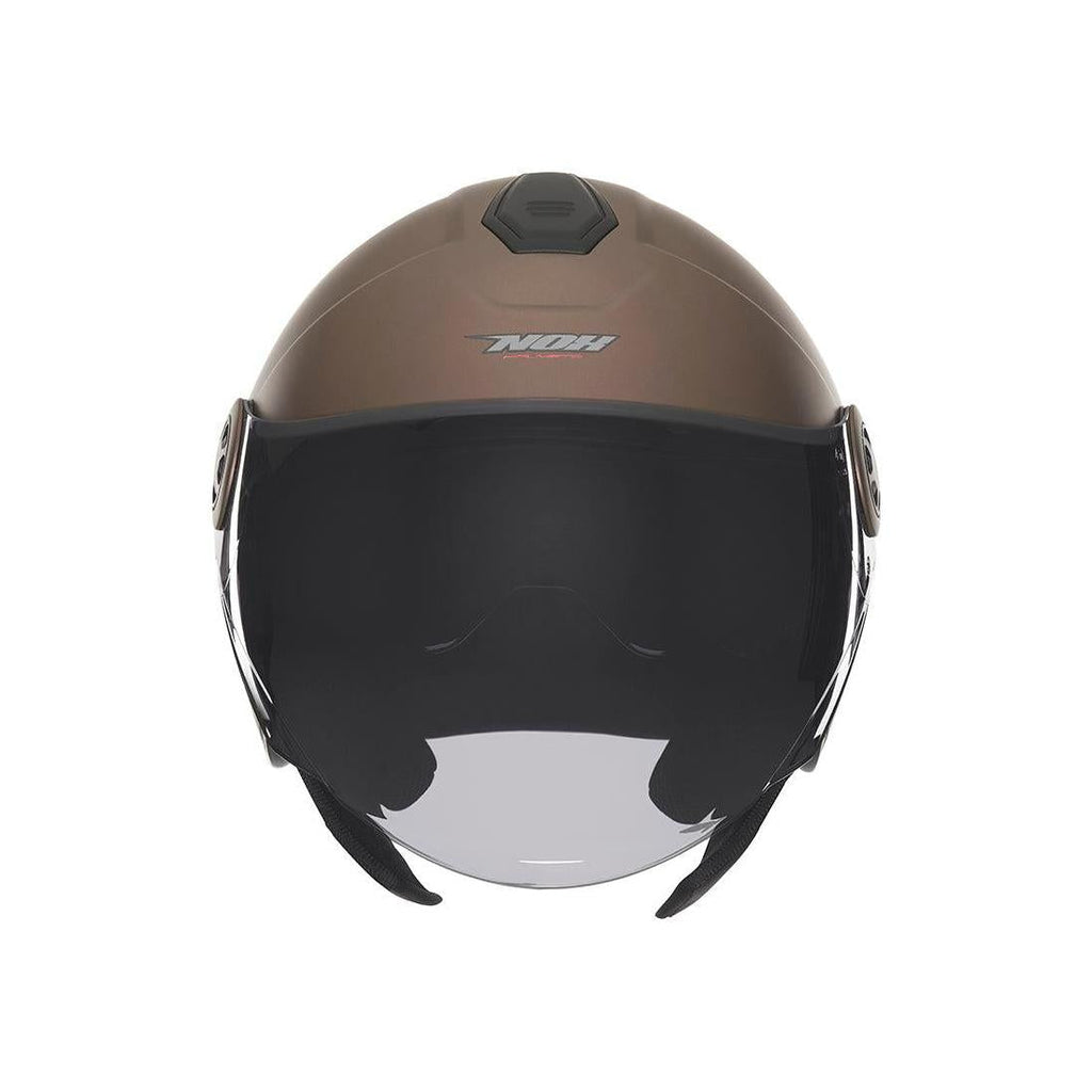 Casque Jet Nox N182 - Bronze Mat