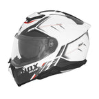 Casque Modulable Nox N967 Synchro - Blanc Rouge